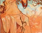 阿尔丰斯 穆夏 : Summer